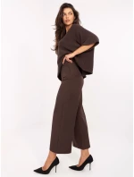 Spodnie IT SP model 21302408 ciemny brązowy - FPrice Spodnie IT SP model 21302408 ciemny brązowy - FPrice