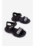 Dětské sandály na suchý zip Big Star LL374192 Černá