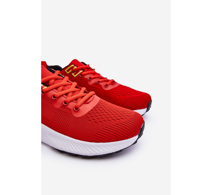 Klasická pánská sportovní obuv Šněrovací červená Jasper