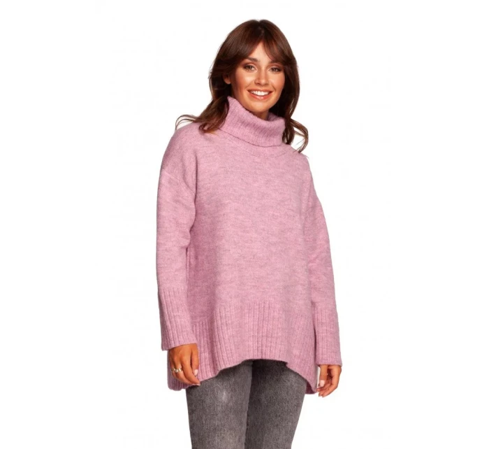 Mikina s rolákem a pulovrem BK086  - BeWear