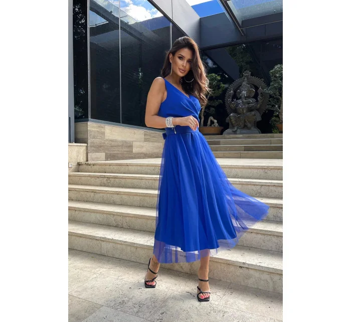 Dámské večerní šaty  modř  model 18381974 - BICOTONE