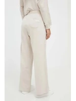 Dámské kalhoty UW0UW04771 ABH sv. béžové - Tommy Hilfiger