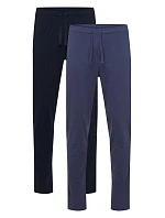 Pánské pyžamové kalhoty 2PACK Mode 43030-59X Tmavě modrá s modrou - Henderson