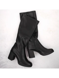 Dámské černé zateplené boty Sergio Leone KZ257