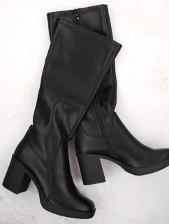 Dámské černé zateplené boty Sergio Leone KZ257