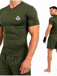 Pánské kompresní tričko ARMY GREEN COMBATWEAR | DBX Bushido pánské