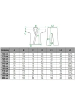 Kimono  8 oz 130 cm model 19459862 - Masters