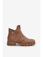 Zateplené dámské botky s z eko kůže model 21668868 - Boto Zateplené dámské botky s z eko kůže model 21668868 - Boto