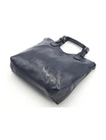 Luxusní tmavě modrá dámská kabelka BX5KM - Ines Delaure