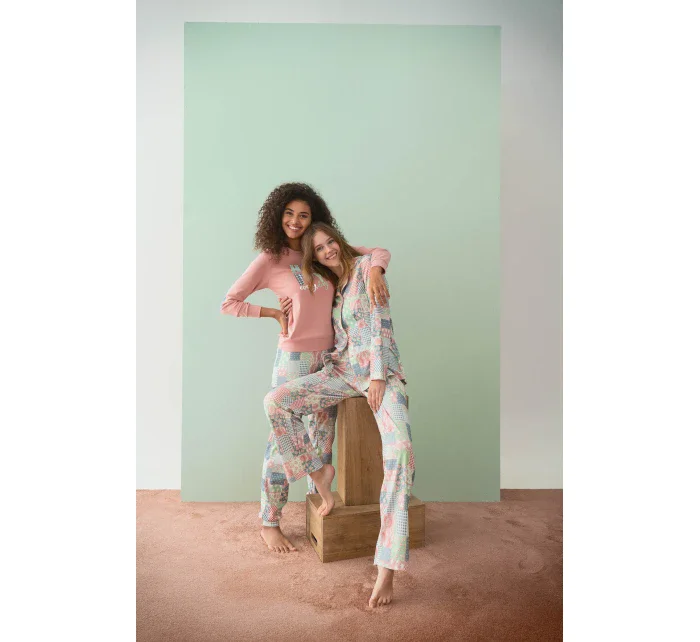 Vamp - Dvoudílné dámské pyžamo - Gil 17524 - Vamp