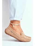 Dámské Semišové Mokasíny Béžové model 21527862 - EVENTO