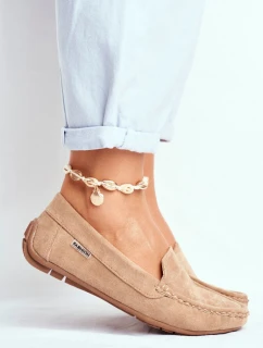 Dámské Semišové Mokasíny Béžové model 21527862 - EVENTO