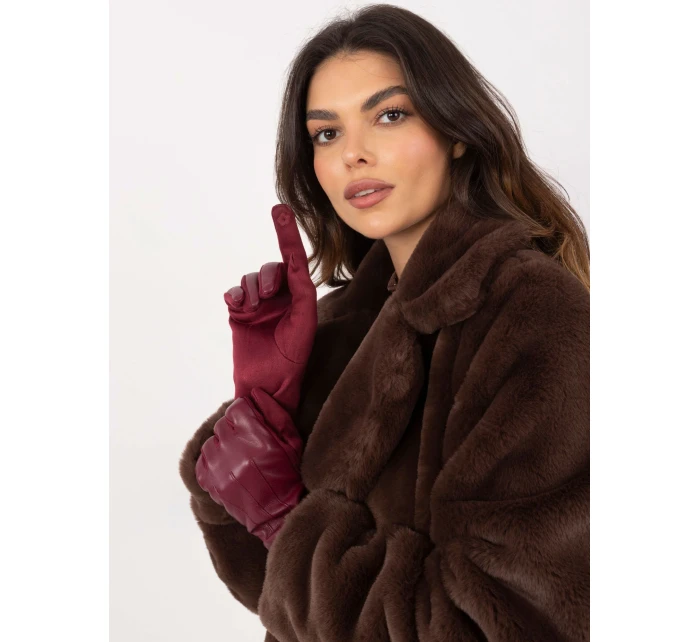 AT RK rukavice model 20585865 bordó - FPrice