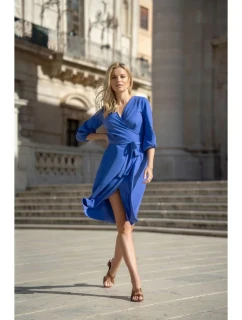 Dámské šaty model 21105546 Královská modř - STYLOVE