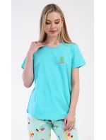 Dámské pyžamo kapri Papoušek