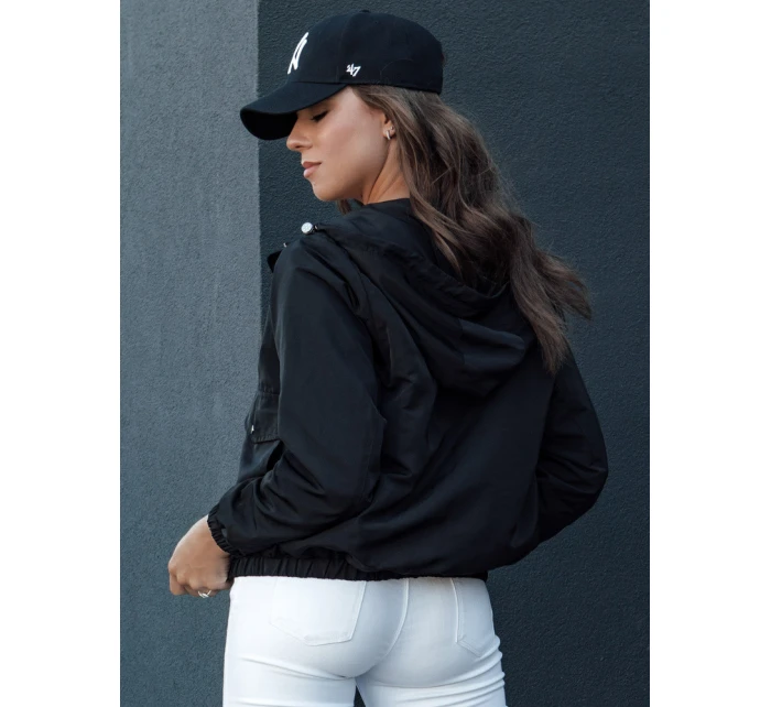 Dámská přechodná bunda s kapucí BELIJ černá FashionStreet TY4470