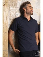 Men Pánské piqué polo soft grey model 22500568 - NEOBLU Men Pánské piqué polo soft grey model 22500568 - NEOBLU