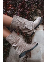 s  dílem do  s přezkou Khaki model 21715259 - Boto