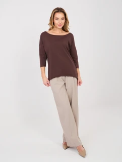 Bluzka RV BZ model 22013657 ciemny brązowy - FPrice