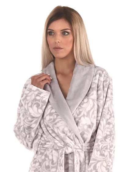 Dámský župan Flora grey model 21796508 - Vestis Dámský župan Flora grey model 21796508 - Vestis