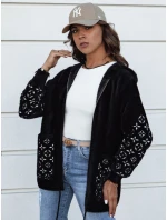 Dámská přechodná bunda z alpaky černá model 21977404 - Dstreet Dámská přechodná bunda z alpaky černá model 21977404 - Dstreet