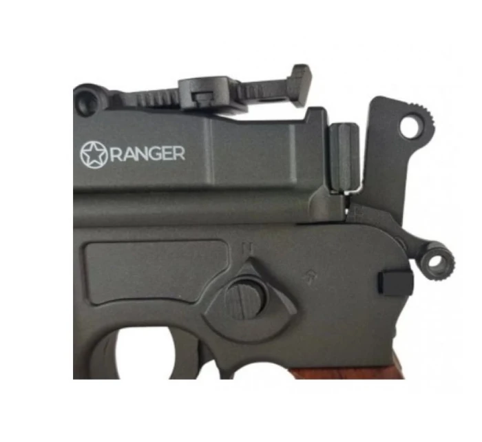 RANGER M712 Broomhandle FULL AUTO BLOWBACK větrovka k.4,5BBs 19 ran. KWC RANGER M712 Broomhandle FULL AUTO BLOWBACK větrovka k.4,5BBs 19 ran. KWC