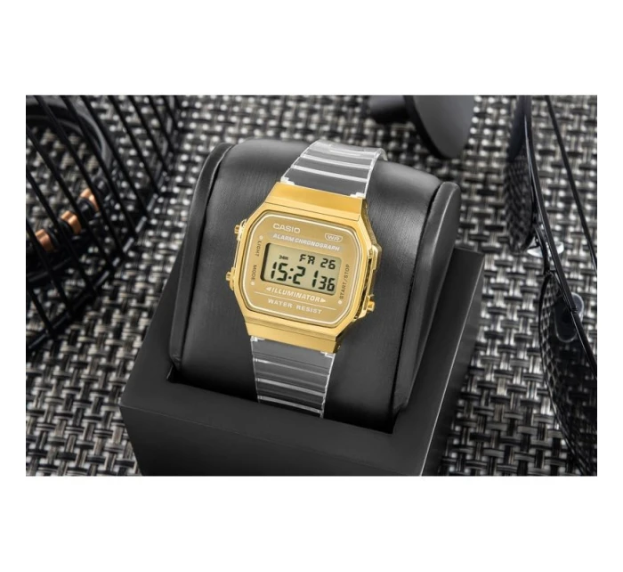 CASIO Vintage dámské hodinky A168XESG-9AEF + BOX CASIO Vintage dámské hodinky A168XESG-9AEF + BOX