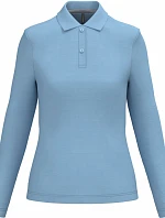 Kariban K 244 Dámské piqué polo s dlouhým rukávem 20.K244 sky blue