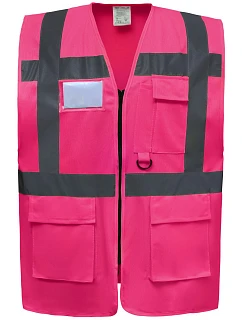 HVW 801 HiVis multifunkční vesta model 22502485 pink - Yoko