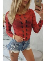 body v červené barvě model 18746272 - K-Fashion