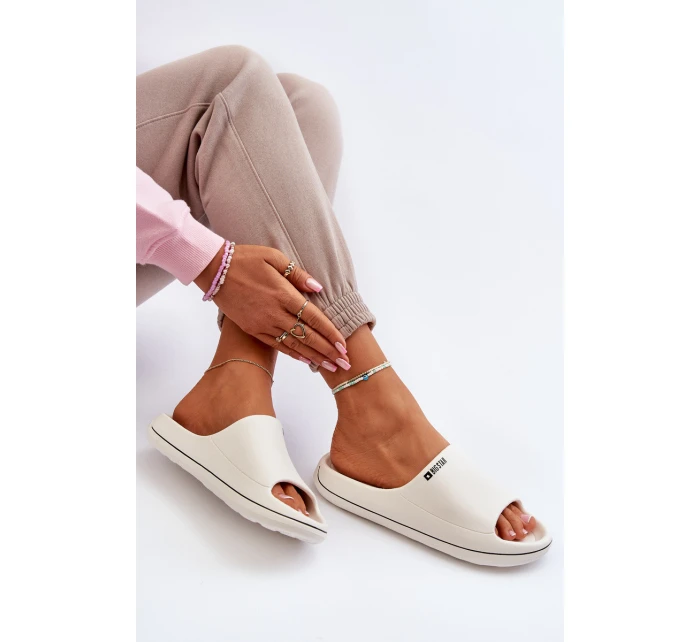 Lehké Dámské Žabky Big Star NN274A043 Bílé