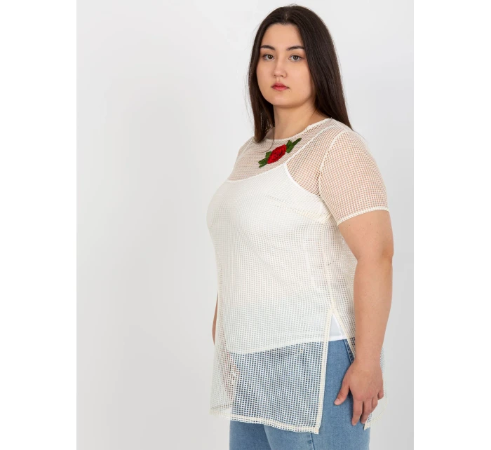 Bluzka LK BZ model 18617598 jasny beżowy - FPrice