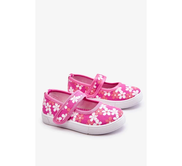 Dětské balerínky v květech růžove Noah