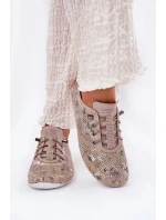 Dámské polobotky z přírodní kůže Artiker – béžové Dámské polobotky z přírodní kůže Artiker – béžové