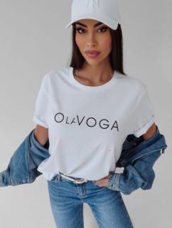 Dámské tričko model 18506581 bílé - Ola Voga