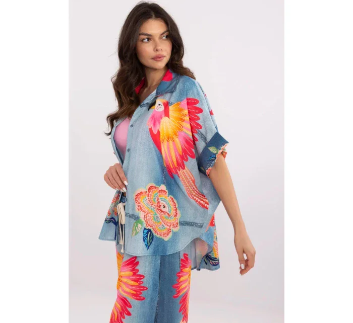 Košile s krátkým rukávem model 210033 Italy Moda Košile s krátkým rukávem model 210033 Italy Moda