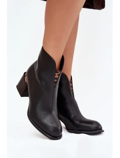 Boty na podpatku model 217727 Step in style