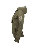 Geografické Norsko Gymclass DB 054 M WW2491H/GN-Kaki mikina