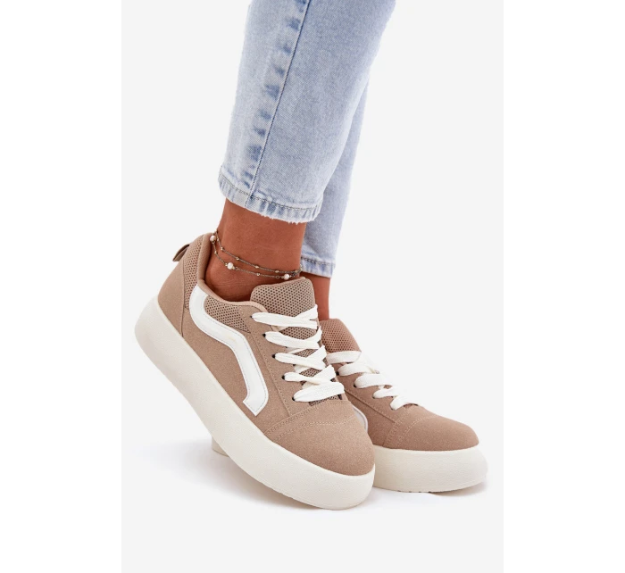 Dámské Tenisky Na Platformě Khaki Tellnira