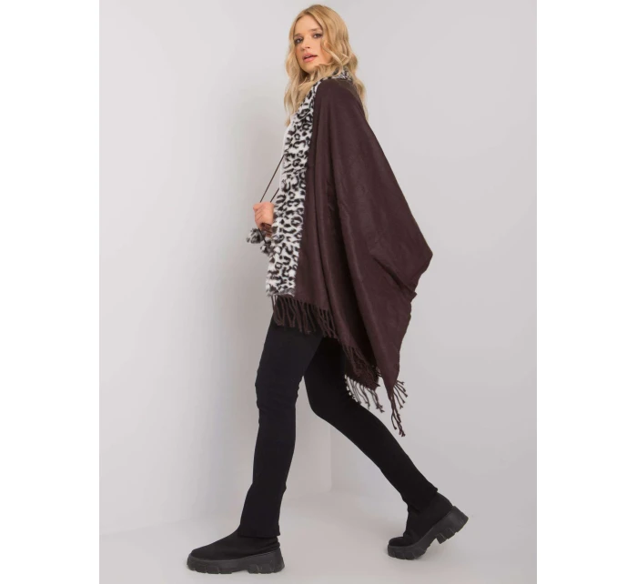 Šála AT SZ BF48420 hnědo-bílá Šála AT SZ BF48420 hnědo-bílá