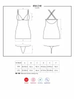 Romantická košilka 854 - CHE - Obsessive