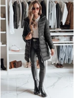 Dámská prošívaná bunda CLOUDY black FashionStreet TY3980 Dámská prošívaná bunda CLOUDY black FashionStreet TY3980