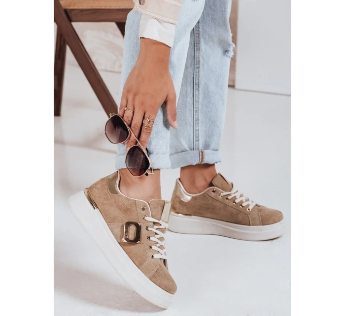 FashionStreet béžové dámské tenisky ZY1067