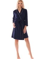 dámský krátký župan Bari kimono Midnight blue