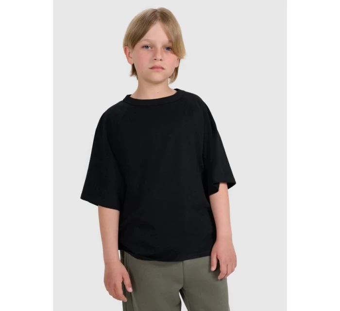 Chlapecké hladké tričko oversize 4F 4FJWAW25TTSHM2411-20S