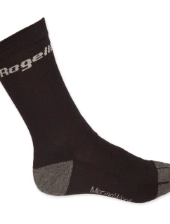 Rogelli WOOL ponožky černé L 40-43