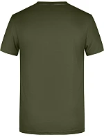 Daiber 8008 Pánské tričko z bio bavlny 02.8008 olive Daiber 8008 Pánské tričko z bio bavlny 02.8008 olive