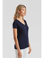 Fruit of the Loom Lady-Fit Valueweight V-Neck T Dámské tričko s výstřihem do V 16.1398 black Fruit of the Loom Lady-Fit Valueweight V-Neck T Dámské tričko s výstřihem do V 16.1398 black