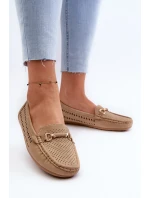 Dámské černé šněrovací mokasíny model 21659416 - Boto Dámské černé šněrovací mokasíny model 21659416 - Boto