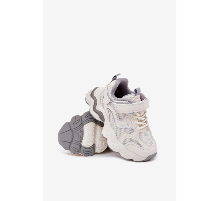 Dětské Tenisky Na Silné Podešvi Bílé Lianees Dětské Tenisky Na Silné Podešvi Bílé Lianees